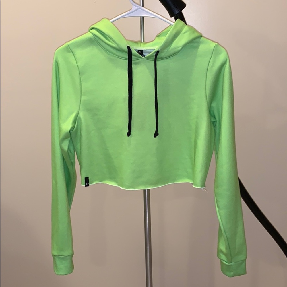 NWT True Religion cropped hoodie